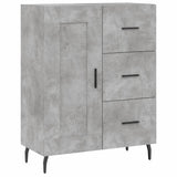 Highboard Concrete Grey 69,5x34x180 cm Engineered Wood 3190041