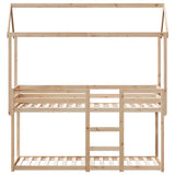 Bunk Bed without Mattress 90x200 cm Solid Wood Pine 3282119