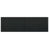 Wall-Mounted Headboard HOORN Black Engineered Wood 897386