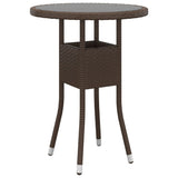 Garden Bistro Set Brown,Cream White 3095902