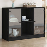 Sideboard Black Engineered wood Medium Storage Sideboard 3295872