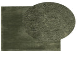 Rug HUARTE Short Pile Soft and Washable Forest Green 200x200 cm 375099