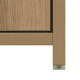 ZNTS Bathroom Cabinet Artisan Oak 30x30x183.5 cm Engineered Wood 859394