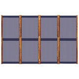 4-Panel Room Divider Dark Blue 280x180 cm 4003360