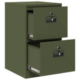File Cabinet Olive Green 44 x 50 x 74.5 cm Cold-Rolled Steel 891596