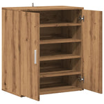 ZNTS Shoe Cabinet Artisan Oak 60x35x70 cm Engineered Wood 856697