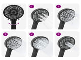 Shower System Black Stainless Steel 21 x 48 x 112 cm 42053767