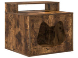 Cat House Smoked Oak 42.5 x 40 x 53.5 cm Engineered Wood 8000694