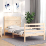 Bed Frame without Mattress 90x200 cm Solid Wood 3194621