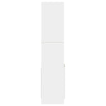 Highboard White 92x33x140 cm Engineered Wood 3309609