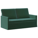 2 Seater Sofa Dark Green 150 x 81 x 82 cm Velvet 42041089
