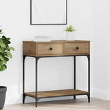 Console Table Artisan oak 75 x 34.5 x 75 cm Engineered wood 871297