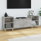 TV Cabinet Concrete Grey 160x35x55 cm Engineered Wood 821192