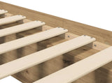 Bed Frame with Storage Artisian Oak 80 x 200 cm Engineered Wood 3429524