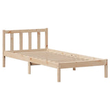 Bed Frame without Mattress 90x200 cm Solid Wood Pine 3301469