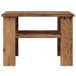 ZNTS Coffee Table Old Wood 60x60x42 cm Engineered Wood 855794