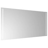 LED Bathroom Mirror Transparent 100 x 60 cm Tempered Glass 42045805