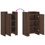 Sideboard Brown Oak 45x35x75 cm Engineered Wood 848401
