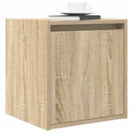 ZNTS Wall-Mounted Bedside Cabinets 2 pcs Sonoma Oak 38x34x40 cm 861234