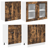 Kitchen Unit Lyon 4 pcs Smoked Oak Engineered Wood 3388345