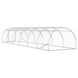 Chicken Coop Silver 600 x 150 x 100 cm Galvanised Steel 3434662