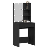 Dressing Table Black Oak 60 x 40 x 140 cm Engineered Wood 862780