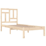 Bed Frame without Mattress 90x190 cm Single Solid Wood Pine 3104508