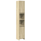 3 Piece Bathroom Furniture Set Sonoma Oak Engineered Wood 3324974