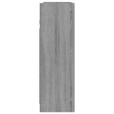 Bathroom Mirror Cabinet Grey Sonoma 62.5x20.5x64 cm Engineered Wood 826352