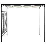 Gazebo with Retractable Roof 3x4x2.3 m Cream 180 g/m 313623
