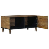 Coffee Table Brown 80 x 50 x 40 cm Solid Mango Wood 4018336