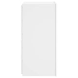 TV Wall Cabinet with LED Lights White 30.5x35x70 cm 837232