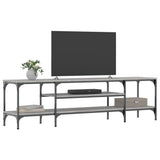 TV Cabinet Grey Sonoma 161x35x45 cm Engineered Wood&Iron 831811
