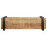 Wall Shelf 110x33x45 cm Solid Rough Wood Mango 4017488