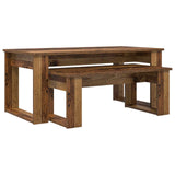 Coffee Table Set 2 pcs Old Wood Engineered Wood 8000138