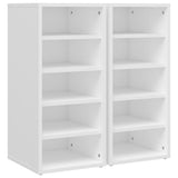 ZNTS Shoe Cabinets 2 pcs White 31.5x35x70 cm Engineered Wood 808982