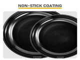 23-Piece Aluminum Cookware Set, Black Non-Stick Pots and Pans Set with Removable Handles - 7 Pots & 13208532