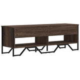 TV Cabinet Brown Oak 122x34x41 cm Engineered Wood 848573
