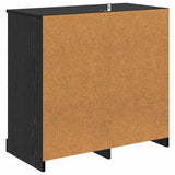 Sideboard Black Oak 70 x 35.5 x 67.5 cm Engineered Wood 881428