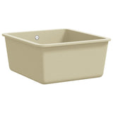 Granite Kitchen Sink Single Basin Beige 144868