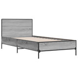 Bed Frame without Mattress Grey Sonoma 100x200 cm 845525