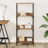 Book Cabinet Artisan Oak 50x33x117.5 cm Engineered Wood 857467