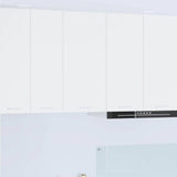 Hanging Cabinet with Door White 40 x 31 x 80 cm Engineered Wood 884258