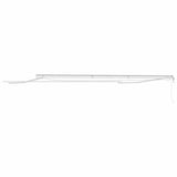 Awning Frame with LED Strip Lights White 600 x 350 cm Aluminium 313228