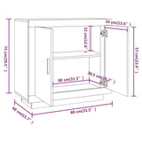 Sideboard Sonoma Oak 80x40x75 cm Engineered Wood 811820