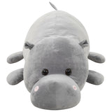 Hippo Cuddly Toy Plush Grey 80245