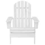 Garden Chair White Hardwood, Firwood Standard Durable 40860