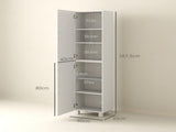Tall Bathroom Cabinet, Freestanding Bathroom Cabinet with Adjustable Shelves and Double Doors T3398P343304