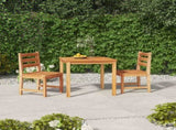 Garden Dining Set Natural Teak Solid Teak Wood Standard Durable 3157177