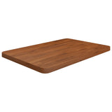 Bathroom Countertop Dark Brown 60x40x2,5cm Treated Solid Wood 343054